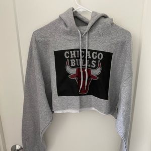 Coal & Terry Chicago Bulls Cropped Hoodie